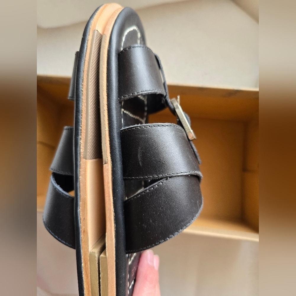 NEW! Free People, Sloan Buckle Sandal, Black,Size 7.5 - NIB! - Picture 15 of 15